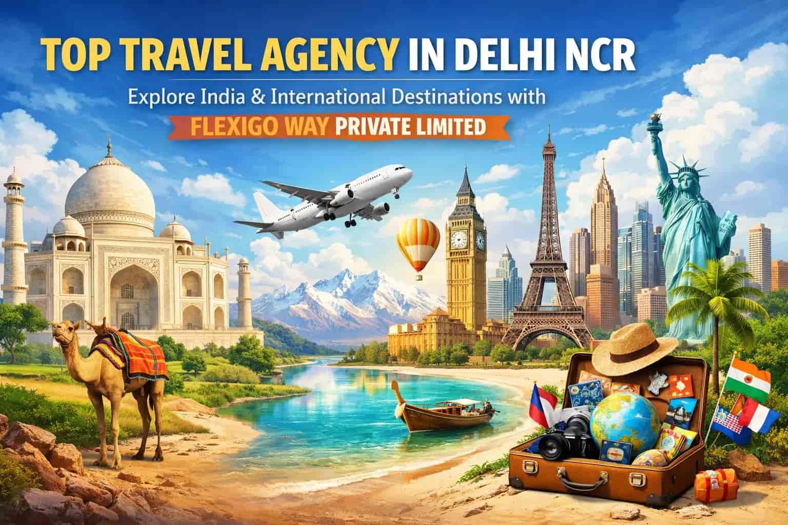 Top Travel Agency in Delhi NCR – Explore India & International Destinations with Flexigo Way Private Limited